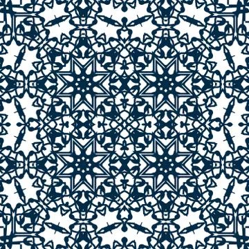 Abstract ornament background, seamless pattern. Stock Illustration