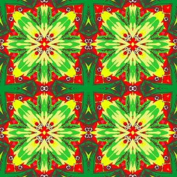 Abstract ornament background, seamless pattern. Stock Illustration