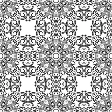 Abstract ornament background, seamless pattern. Stock-Illustration