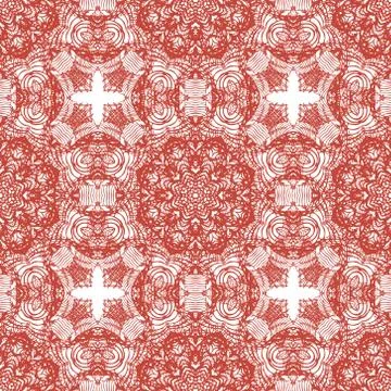 Abstract ornament background, seamless pattern. Stock Illustration