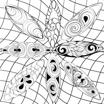 Abstract ornament Illustrazione stock