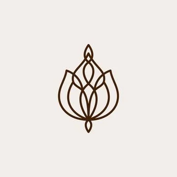 Abstract ornament logo icon vector design Stock Illustration