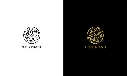 Abstract ornament logo Stock Illustration
