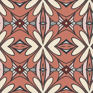 Abstract ornament pattern. kaleidoscope effect. 스톡 일러스트