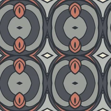 Abstract ornament pattern. kaleidoscope effect. Stock Illustration