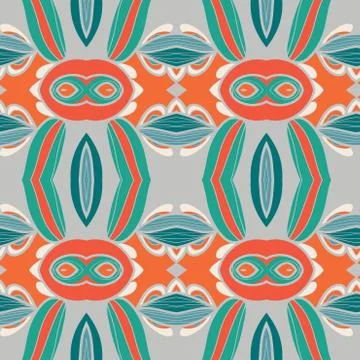 Abstract ornament pattern. kaleidoscope effect. Stock Illustration