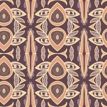Abstract ornament pattern. kaleidoscope effect. Illustrazione stock
