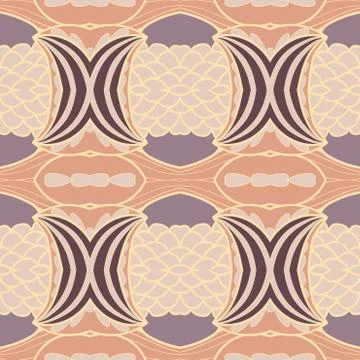Abstract ornament pattern. kaleidoscope effect. Illustrazione stock