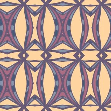 Abstract ornament pattern. kaleidoscope effect. Illustrazione stock