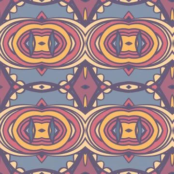 Abstract ornament pattern. kaleidoscope effect. Illustrazione stock