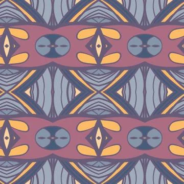 Abstract ornament pattern. kaleidoscope effect. Illustrazione stock