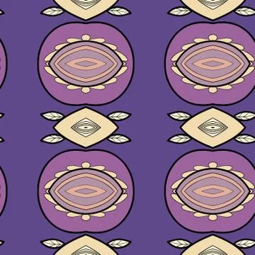 Abstract ornament pattern. kaleidoscope effect. Illustrazione stock