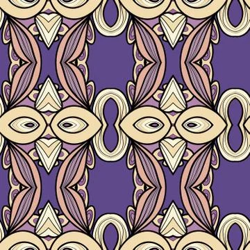 Abstract ornament pattern. kaleidoscope effect. Stockillustratie