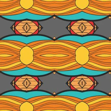 Abstract ornament pattern. kaleidoscope effect. Stockillustratie