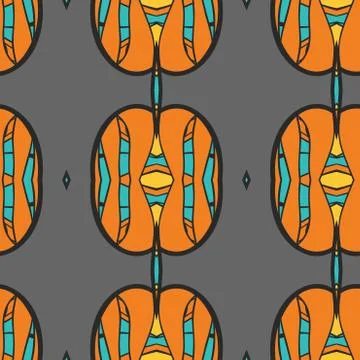 Abstract ornament pattern. kaleidoscope effect. Stock Illustration