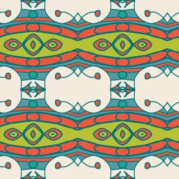 Abstract ornament pattern. kaleidoscope effect. Illustrazione stock