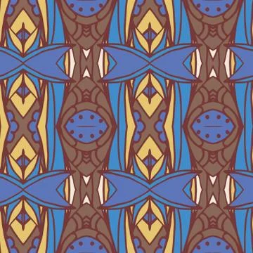 Abstract ornament pattern. kaleidoscope effect. Illustrazione stock