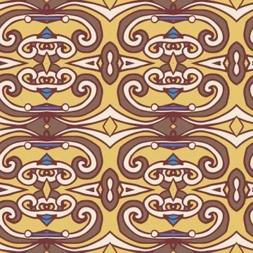 Abstract ornament pattern. kaleidoscope effect. Stockillustratie