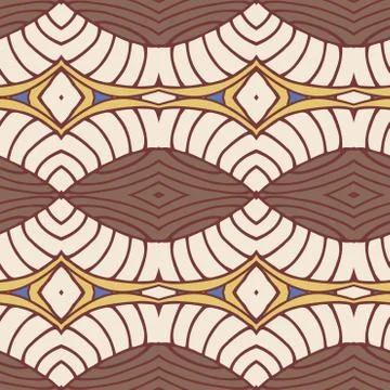 Abstract ornament pattern. kaleidoscope effect. Illustrazione stock