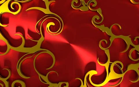 Abstract ornamental background Stock Illustration