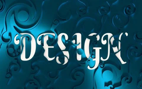 Abstract ornamental background Stock Illustration