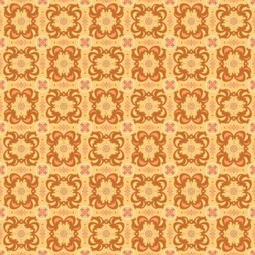 Abstract ornamental patch seamless pattern Illustrazione stock