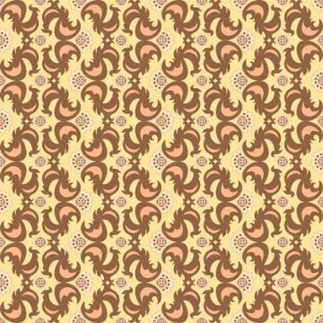 Abstract ornamental patch seamless pattern Illustrazione stock