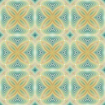 Abstract ornamental patch seamless pattern Illustrazione stock