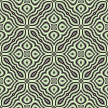Abstract ornamental patch seamless pattern Illustrazione stock