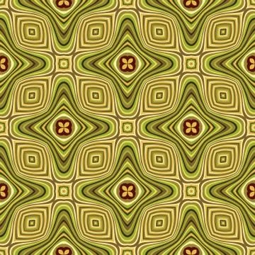 Abstract ornamental patch seamless pattern Stock Illustration
