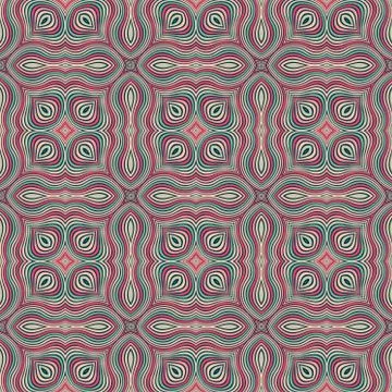 Abstract ornamental patch seamless pattern Stockillustratie