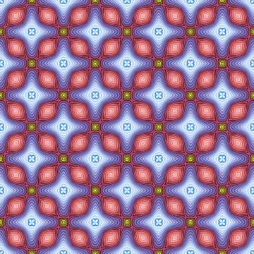 Abstract ornamental patch seamless pattern Illustrazione stock