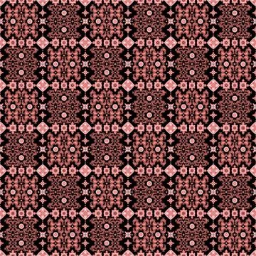 Abstract ornamental patch seamless pattern Stock Illustration