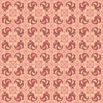 Abstract ornamental patch seamless pattern Stock Illustration