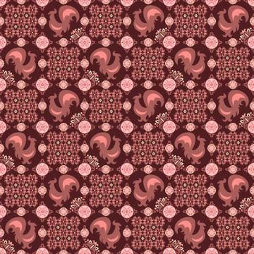 Abstract ornamental patch seamless pattern 스톡 일러스트
