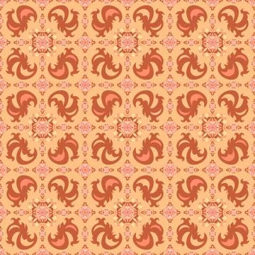 Abstract ornamental patch seamless pattern Illustrazione stock