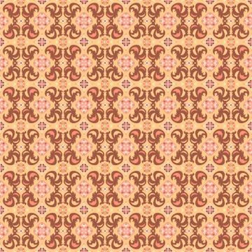 Abstract ornamental patch seamless pattern Stock Illustration