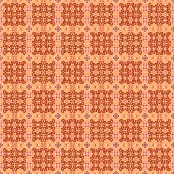 Abstract ornamental patch seamless pattern Illustrazione stock