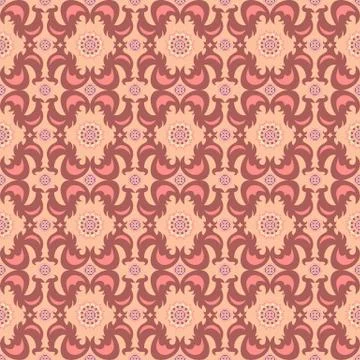 Abstract ornamental patch seamless pattern Stock Illustration