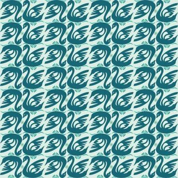 Abstract ornamental patch seamless pattern Stock Illustration