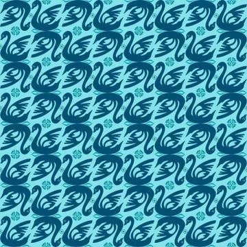 Abstract ornamental patch seamless pattern Stock Illustration