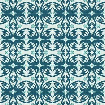 Abstract ornamental patch seamless pattern イラスト素材