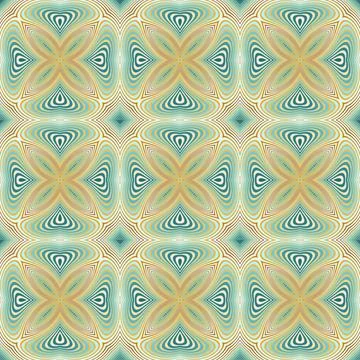 Abstract ornamental patch seamless pattern イラスト素材