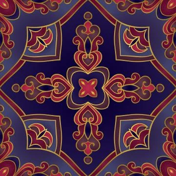 Abstract ornamental pattern. Stock Illustration