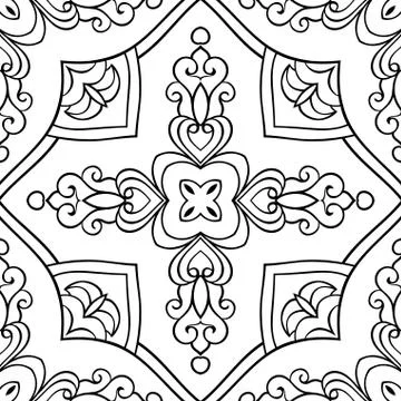 Abstract ornamental pattern. Stock Illustration