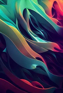 Abstract ornamental waves pattern Illustrazione stock