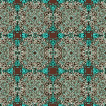 Abstract ornate geometric grid background. Geometrical seamless pattern. Stock Illustration