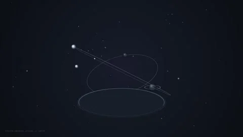 Abstract Orpheus Cosmic Podium Seamless Motion Loop Stock Footage 341861190