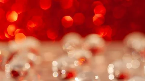 Abstract, out of focus, red and white bokeh background. イラスト素材