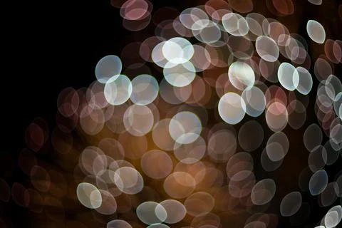 Abstract out of focus sparkling lights creating a magical glowing circular .. 스톡 사진